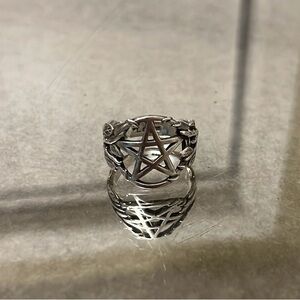 Pamela love 925 pentagram ring